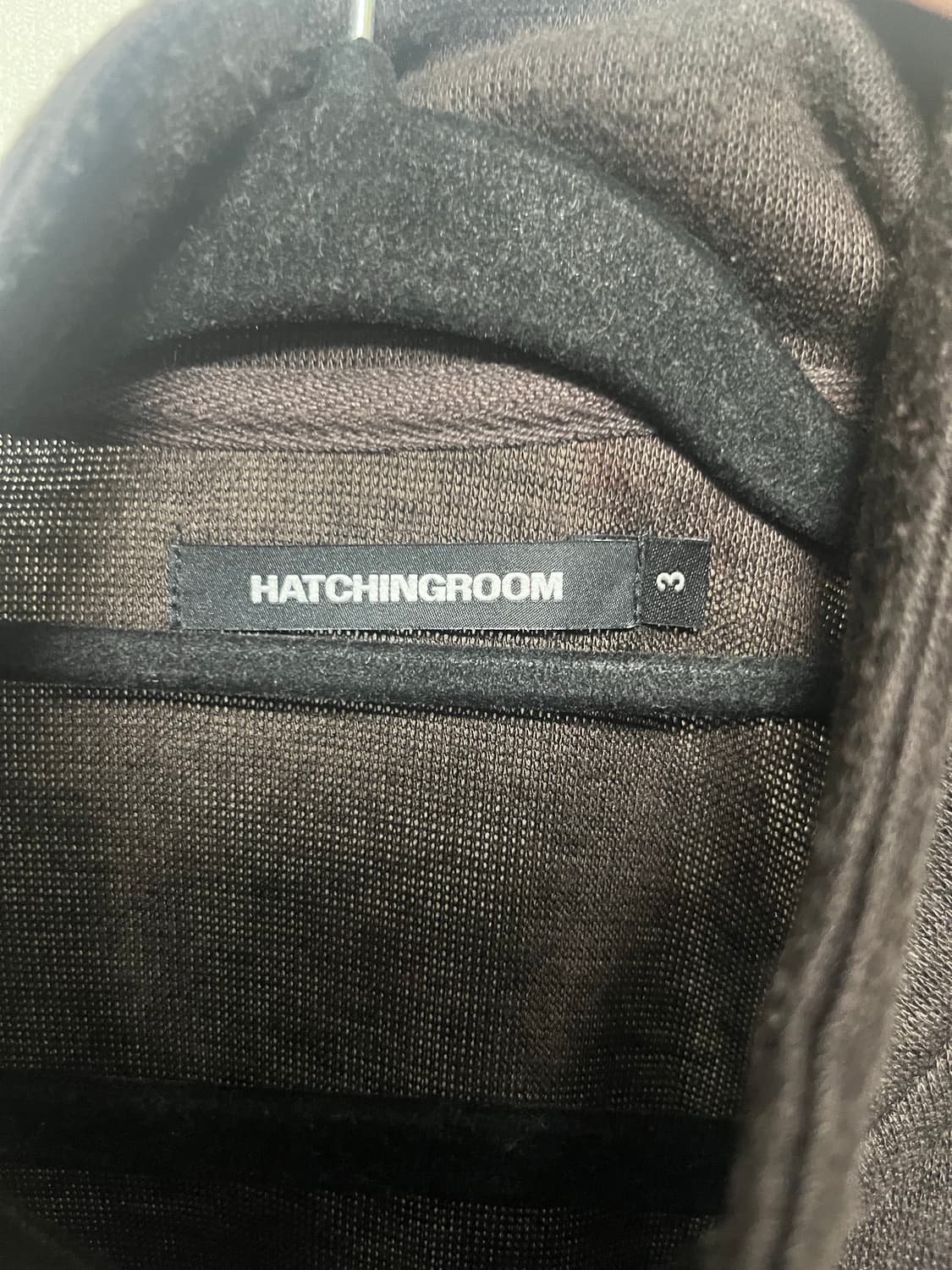 해칭룸 더블 슬리브 가디건 다크브라운 상품이미지3