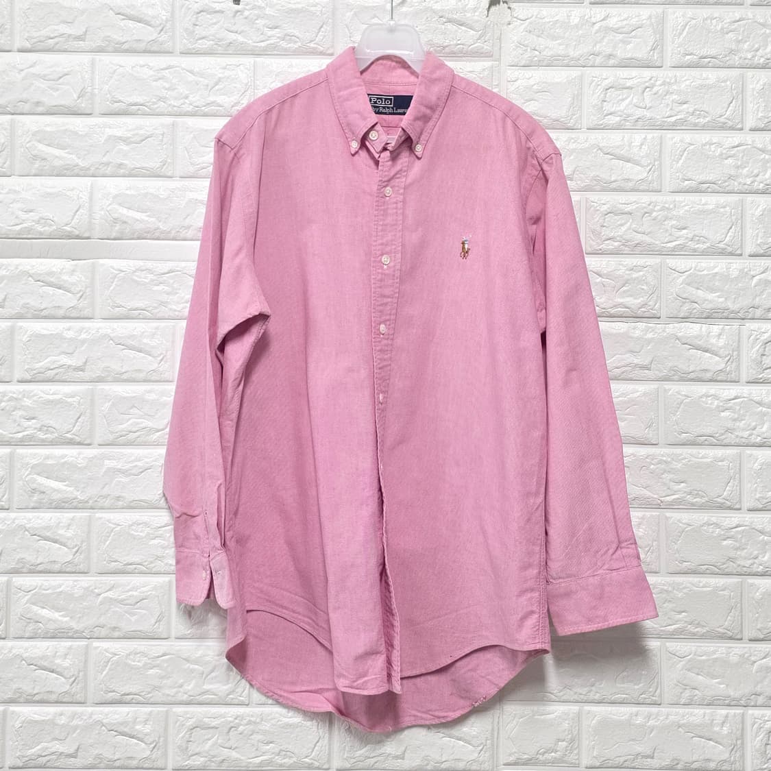 폴로 랄프로렌 핑크 옥스포드 셔츠 L 상품이미지1
