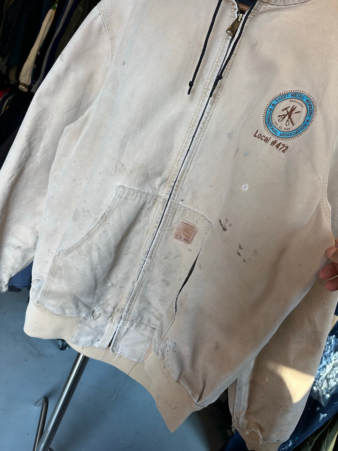 00s 칼하트 디트로이트 덕 액티브 워크자켓 상품이미지5