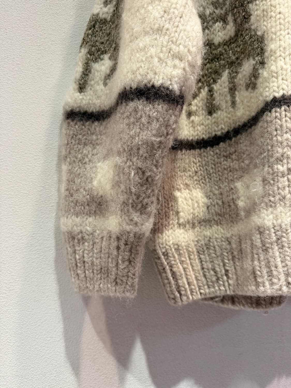 YELLOW LAND 헤비 울 니트 상품이미지5