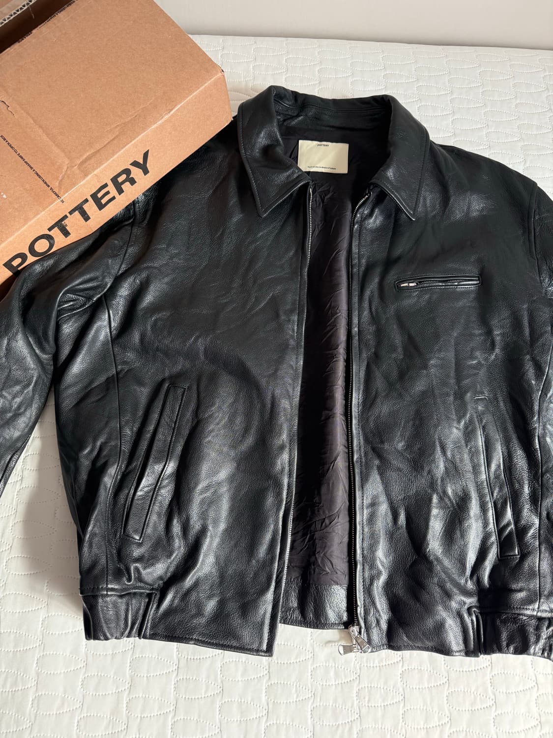 포터리 고트레더 자켓 3 (블랙) 상품이미지2