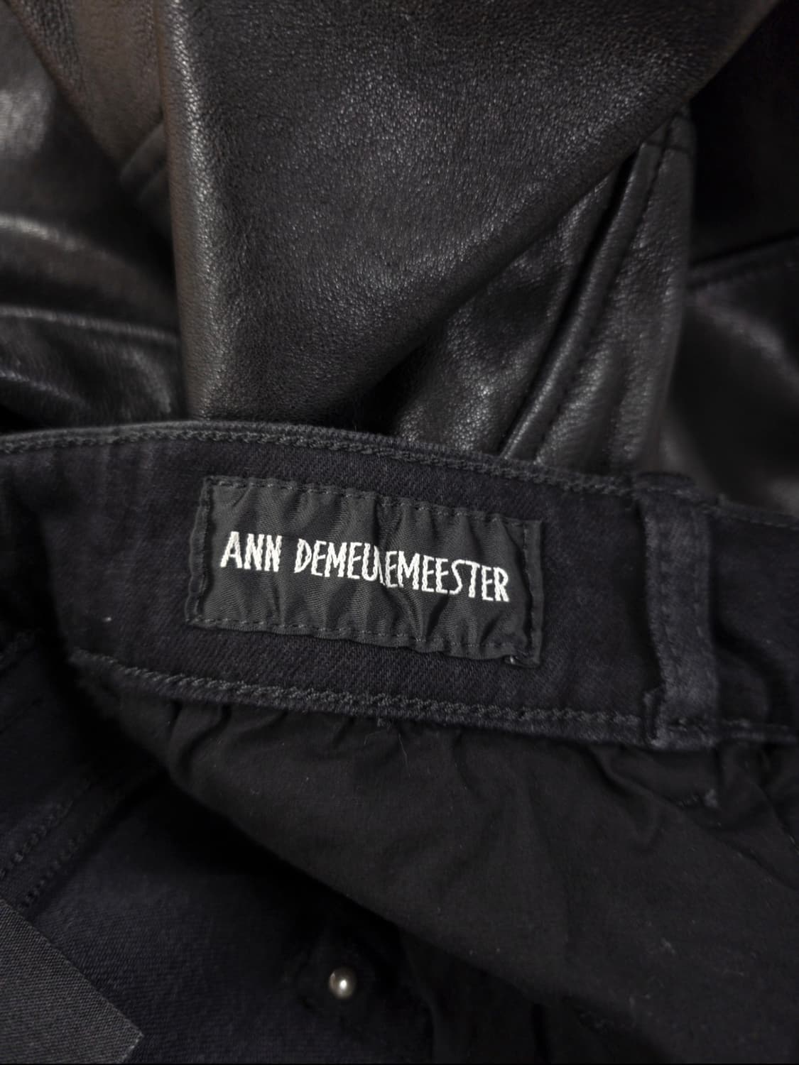 앤 드뮐미스터 블랙 와웃 5 포켓 컴포트 스키니 트라우저 32 상품이미지8