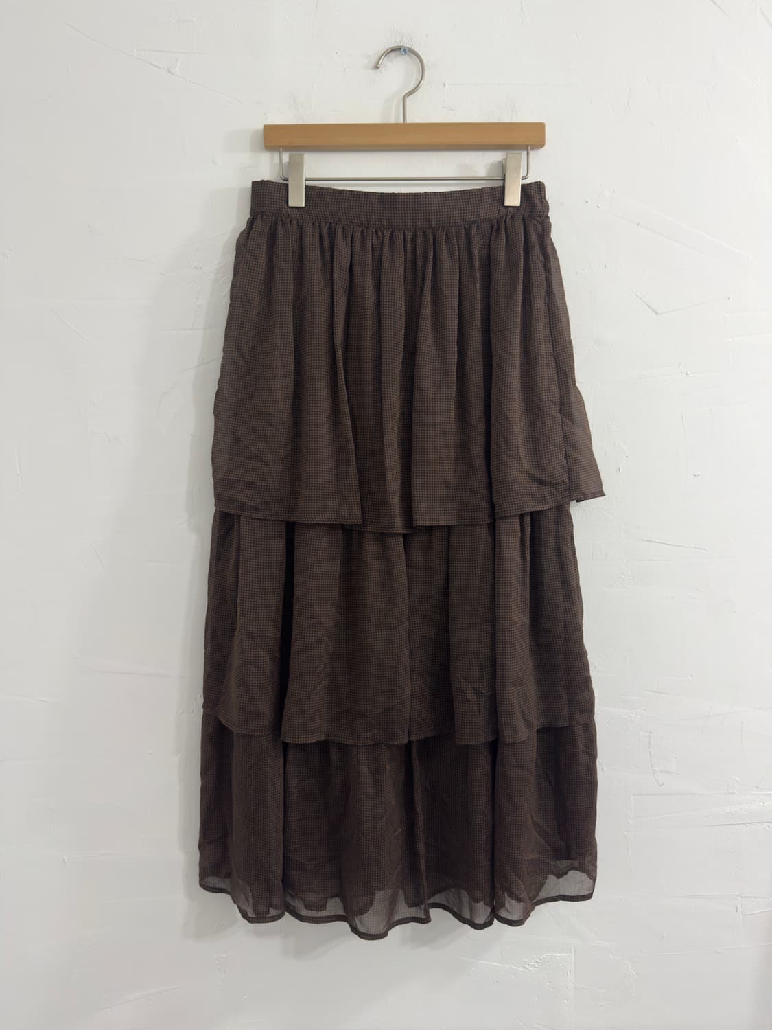 rope picnic layered long skirt 상품이미지4