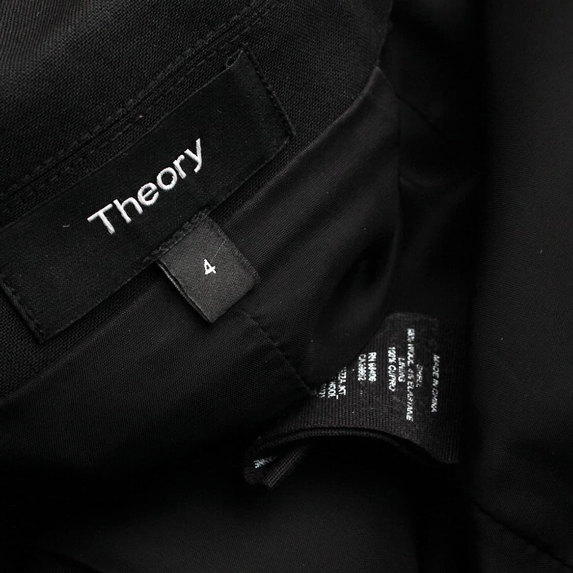 띠어리 블랙 울 혼방 더블자켓 44 상품이미지3