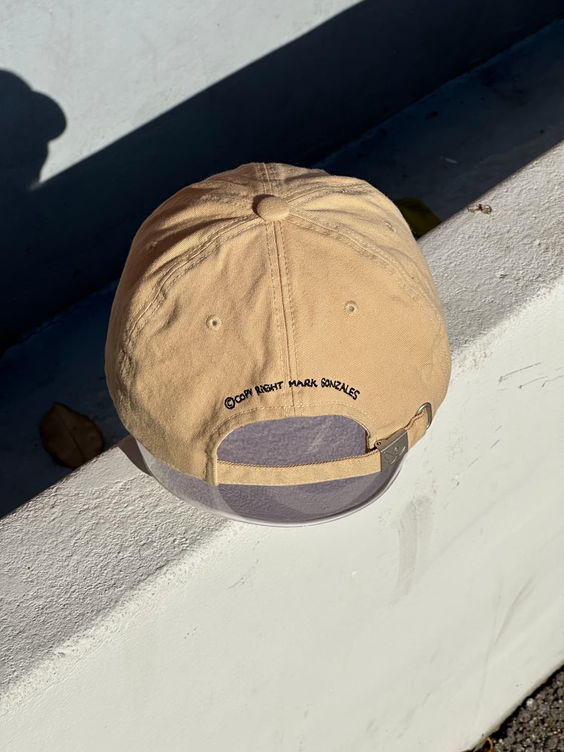 [F] 마크 곤잘레스 로고 베이지 볼캡 모자 상품이미지4