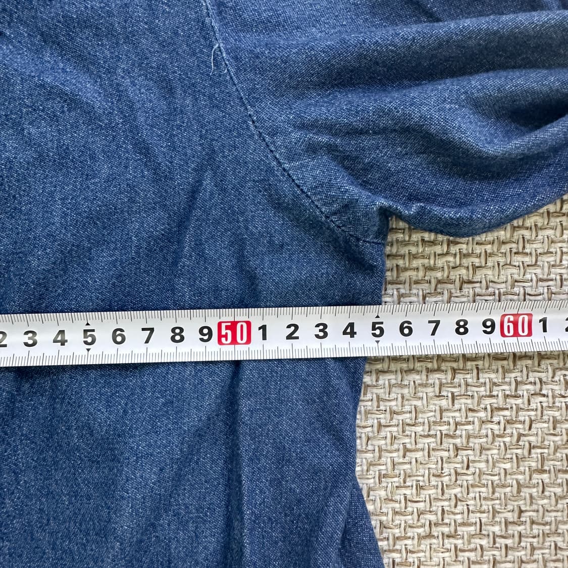 실측확인 빈티지 여성 데님 셔츠 원피스 0421D 상품이미지4