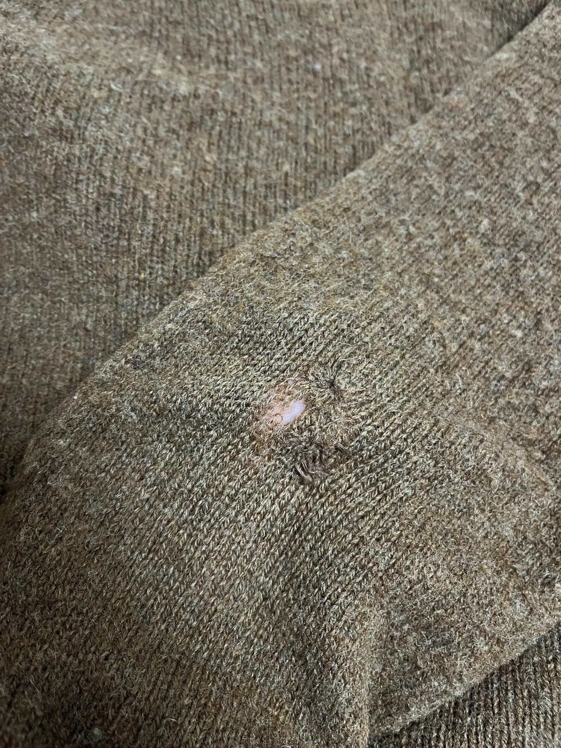 할리오브스코틀랜드 셰기독니트 브라운 상품이미지2