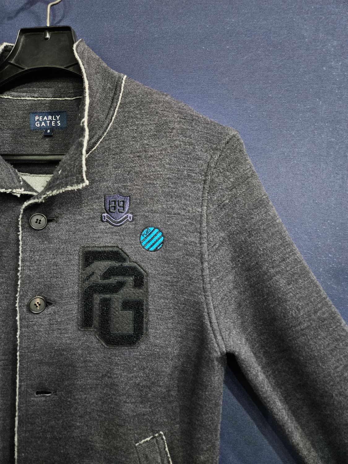 파리게이츠 그레이컬러 남성 슬림핏 100 골프 빈티지 골프자켓  상품이미지4