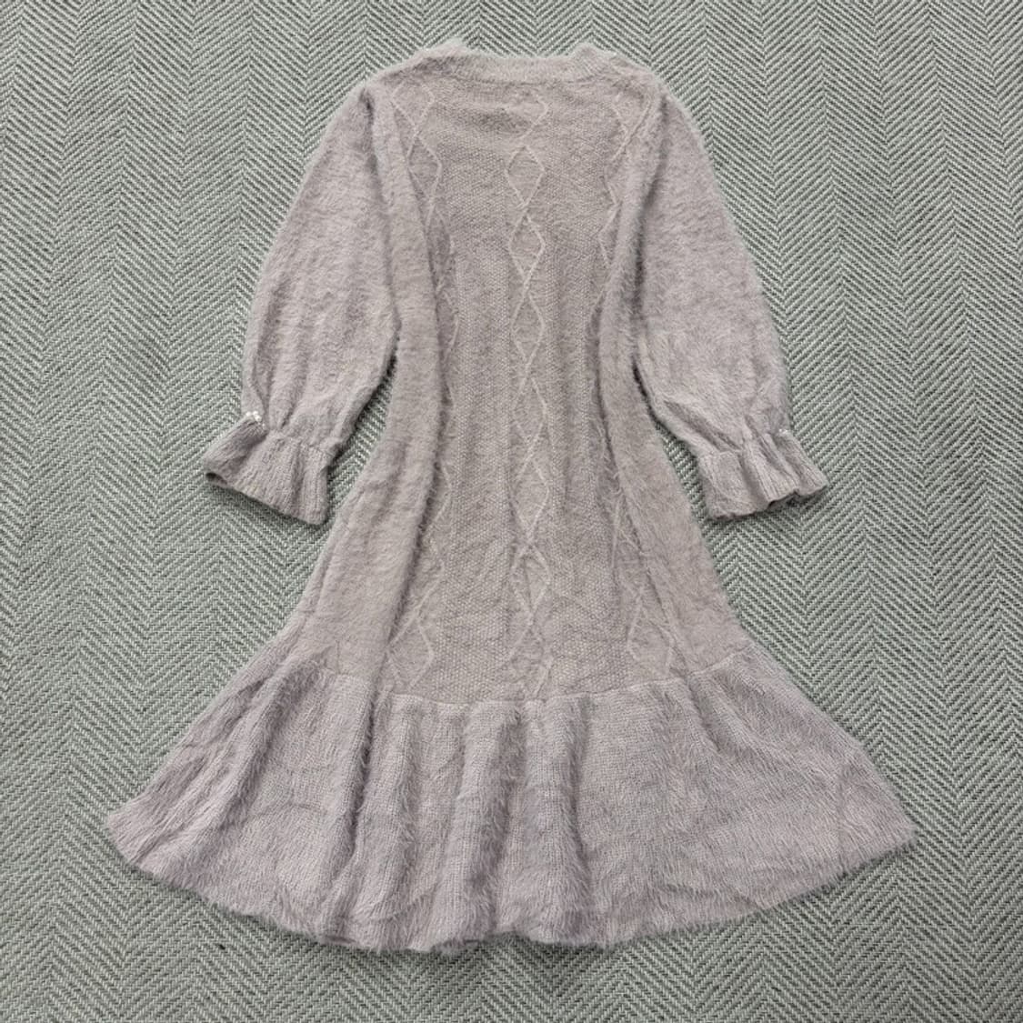 엑시즈팜 진주 니트 원피스 v2584 상품이미지2