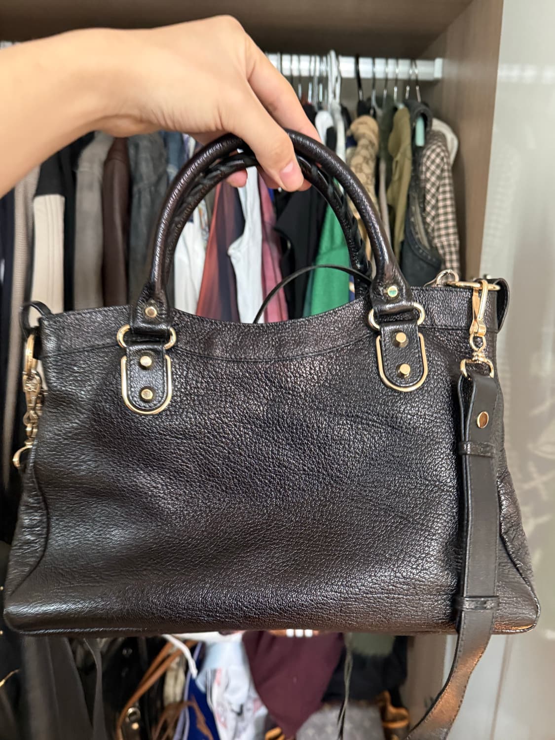 교환 우선)발렌시아가 모터백 상품이미지2