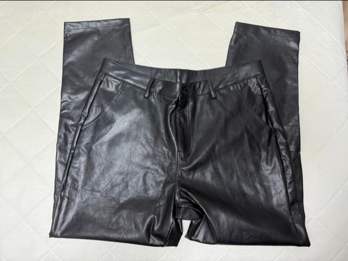 빈티지 레더 곱창 팬츠 상품이미지1