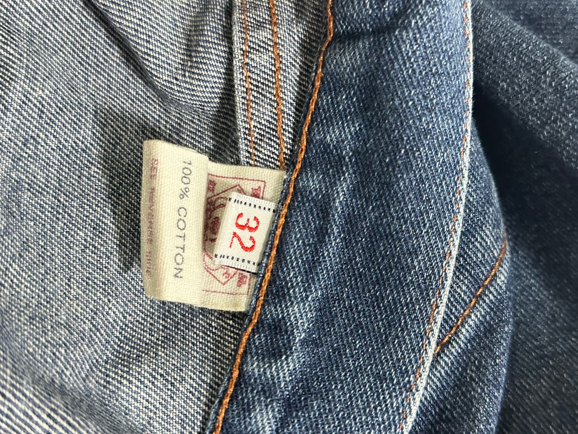 00s EVISU 0455 자수 새깅 데님 /709 상품이미지7