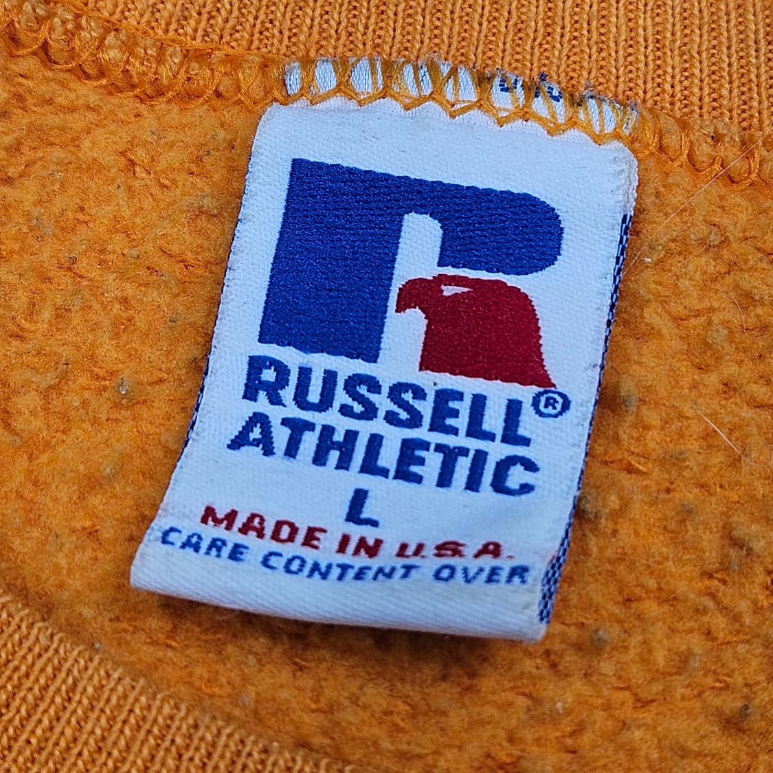 1990's 러셀 발런티어스 스웻셔츠 맨투맨 L 상품이미지4