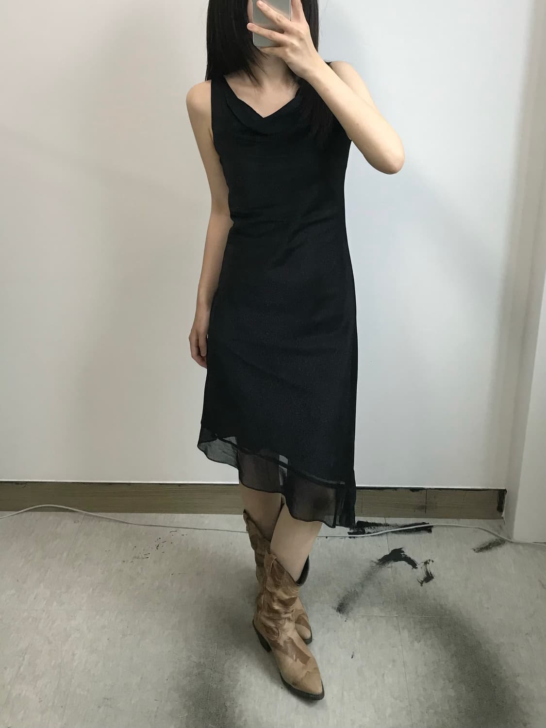 빈티지 드레이프 원피스 상품이미지2