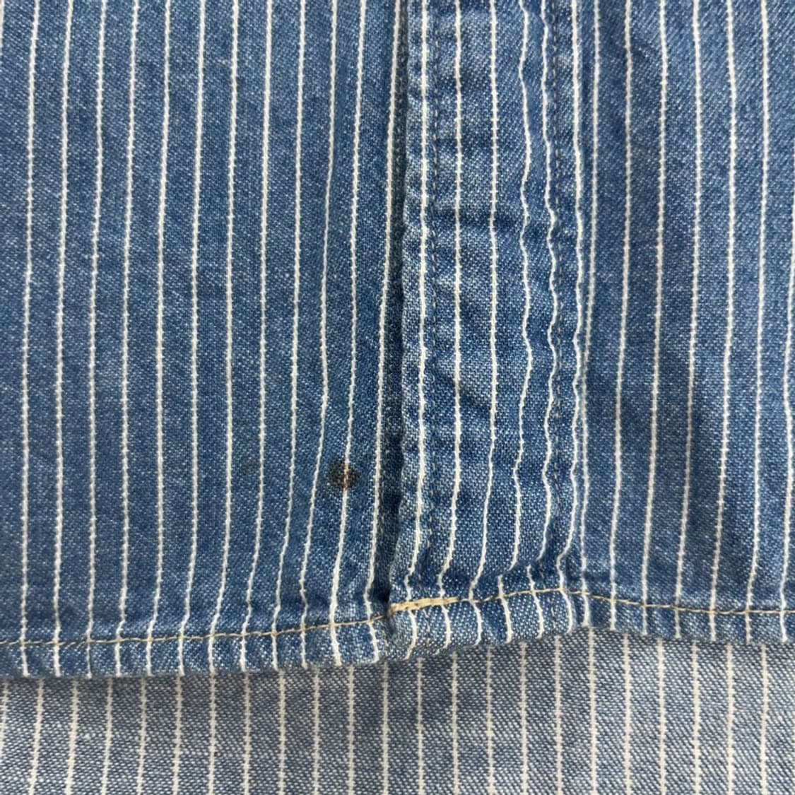 유니클로 U 르메르 레트로 빈티지 스트라이프 셔츠 S C08325 상품이미지7