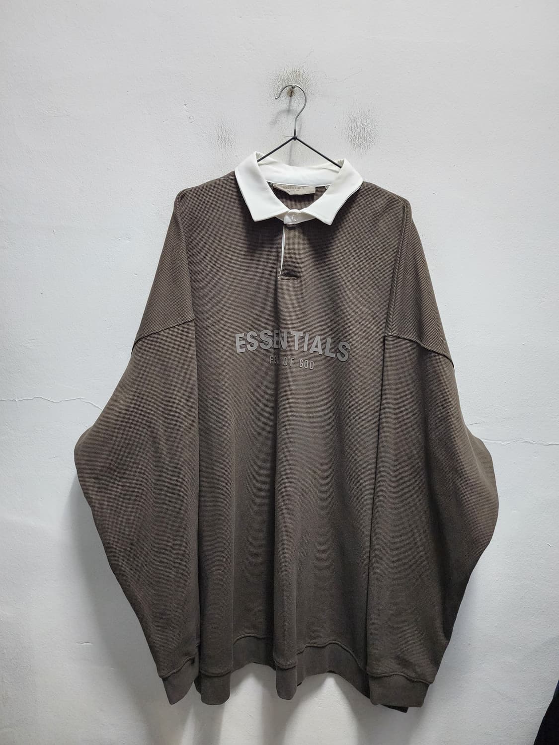 (빅사이즈) 에센셜 와플 헨리 럭비티 XL 상품이미지2