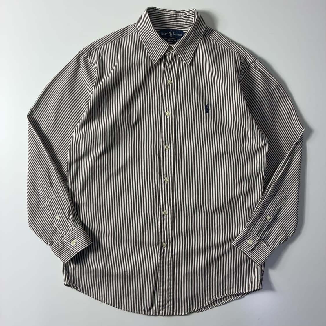Polo  폴로 랄프로렌 자수 코튼 스트라이프 셔츠 상품이미지1