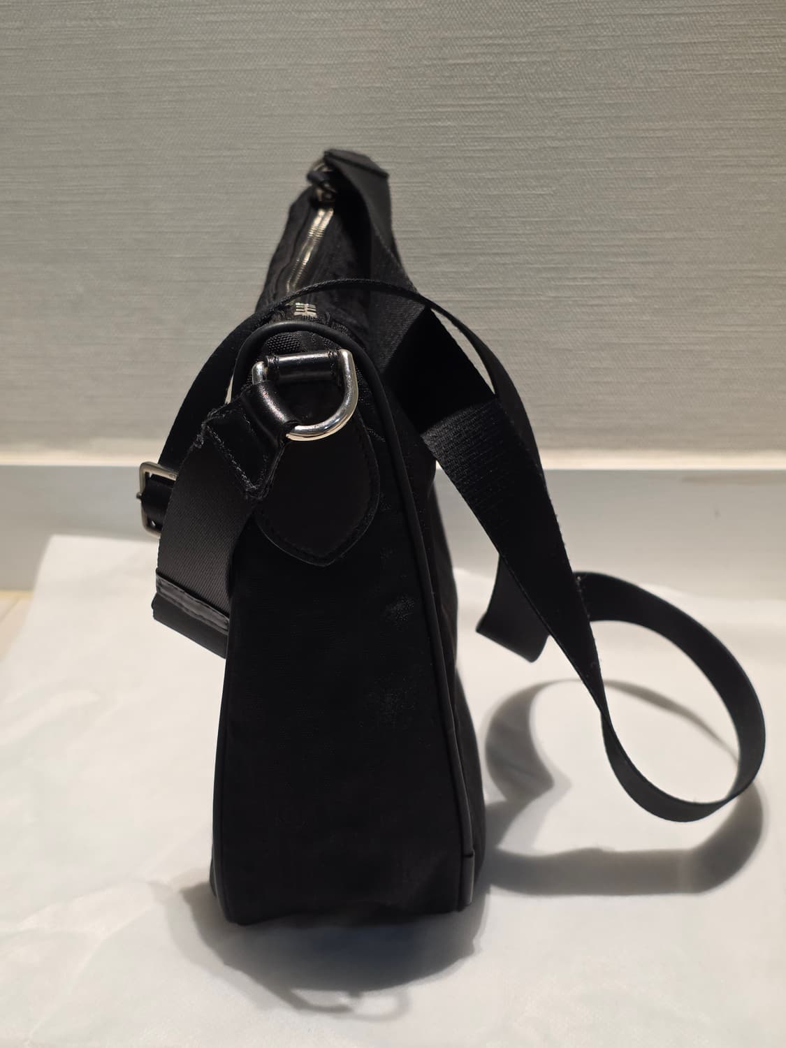 디올 블랙 오블리크 Dior 참 장식 크로스백 메신저백 상품이미지5