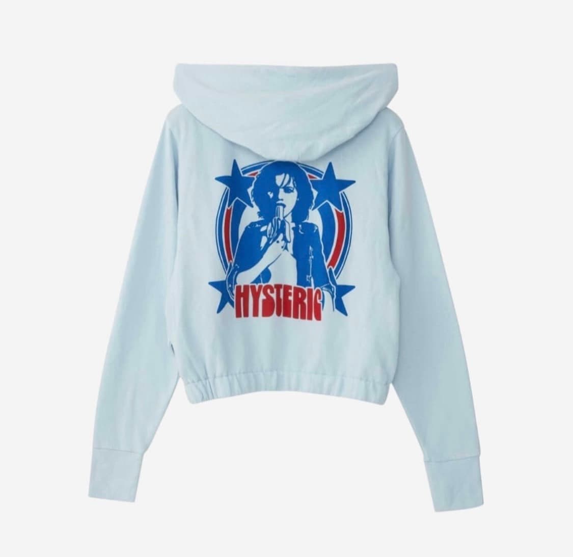 히스테릭 글래머 바나나 숏 후드 화이트 OS 상품이미지1