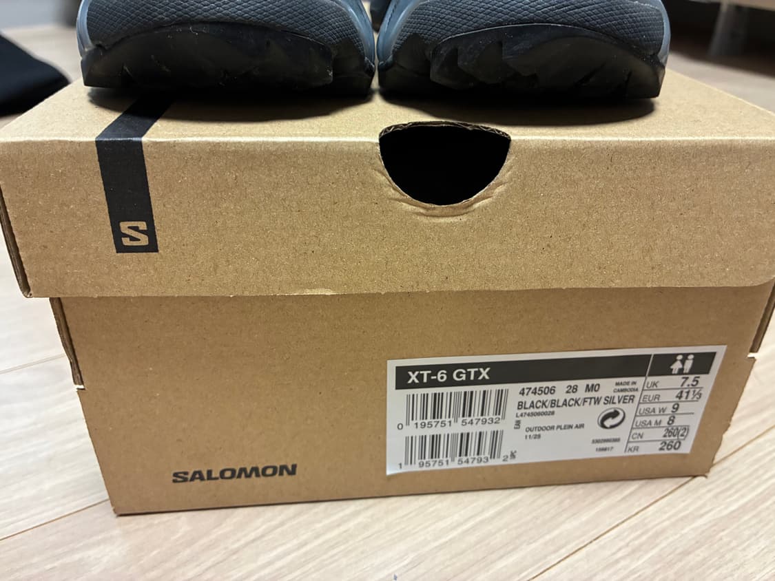 살로몬 xt-6 고어텍스 260 상품이미지2