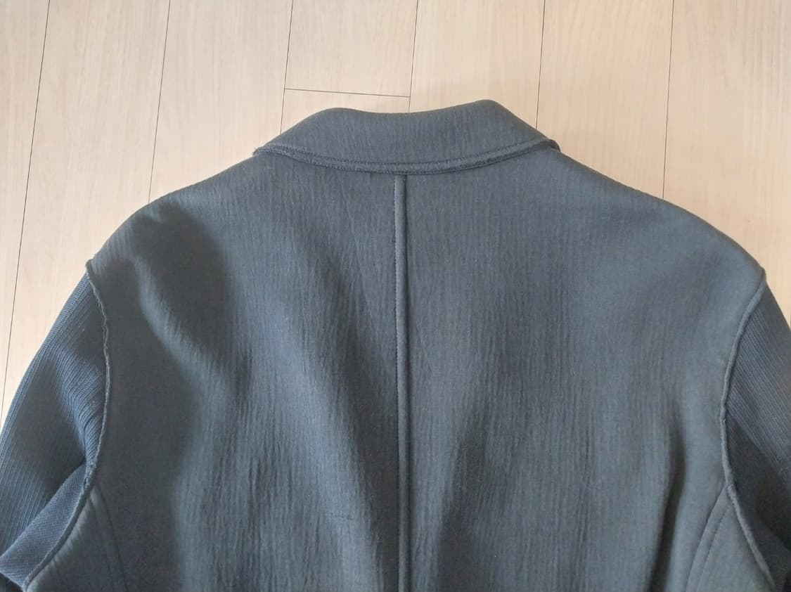 랑방 니트 절개 블레이저 자켓 네이비 상품이미지6