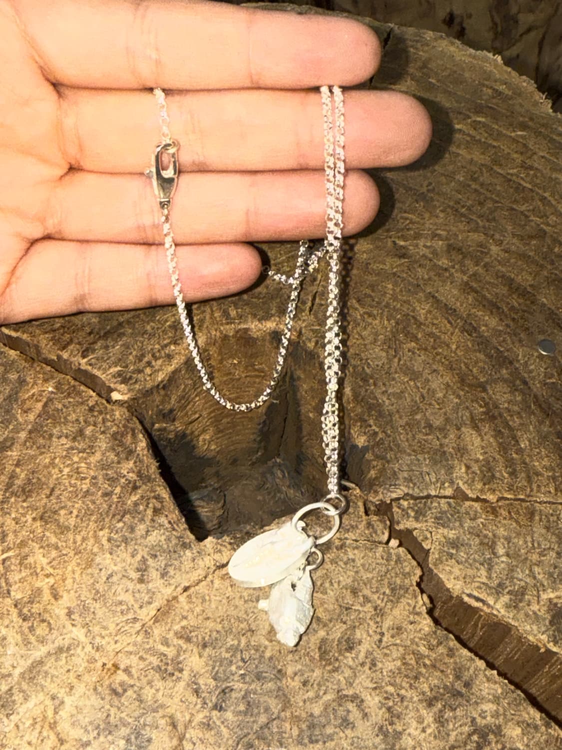 Sterling silver 탈피중인 랍스터 목걸이 상품이미지5