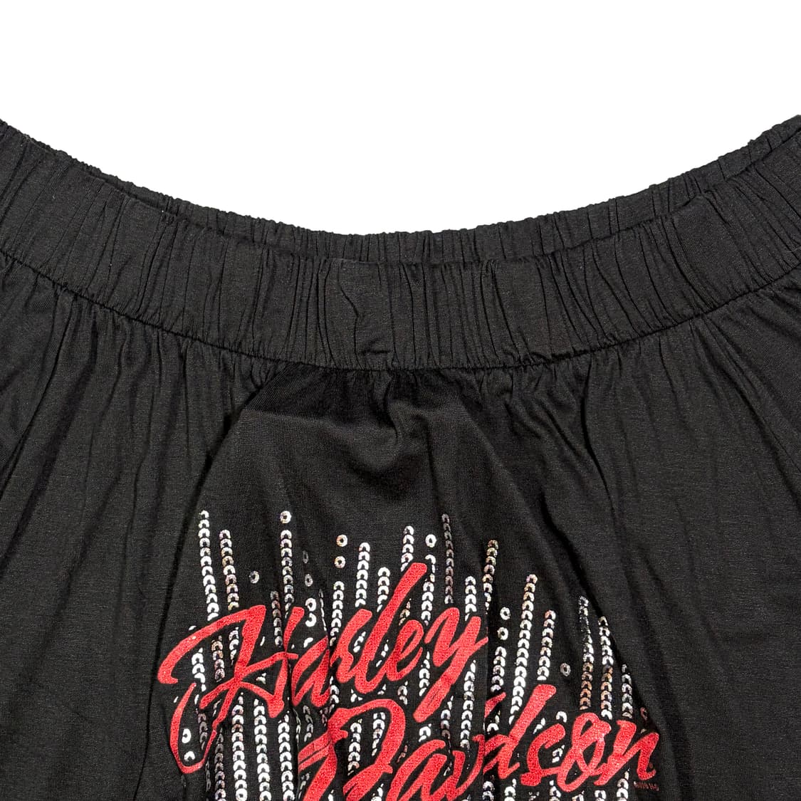 할리데이비슨 블랙 여성용 오프숄더 XL 상품이미지4