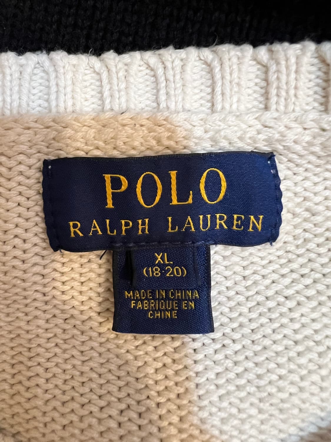 폴로랄프로렌 주니어 네이비 코튼라운드니트 상품이미지8