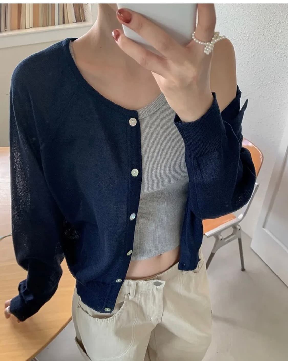 린넨가디건 새상품 상품이미지6