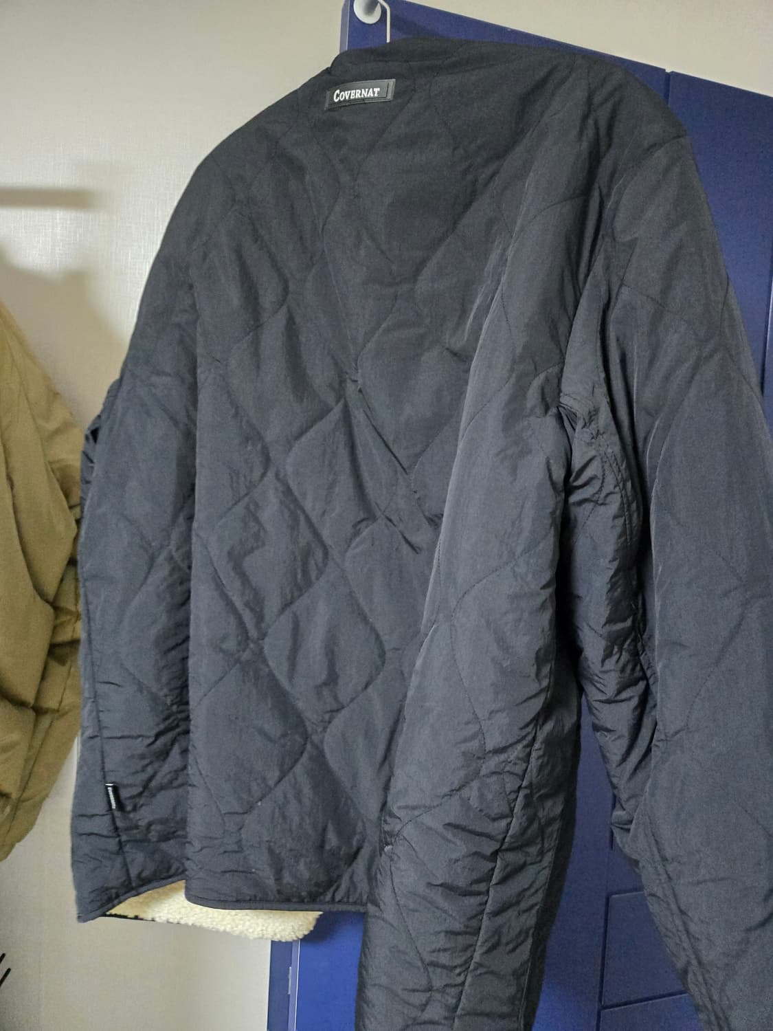 커버낫 리버시블 카라리스 쉐르파 집업 자켓 상품이미지2