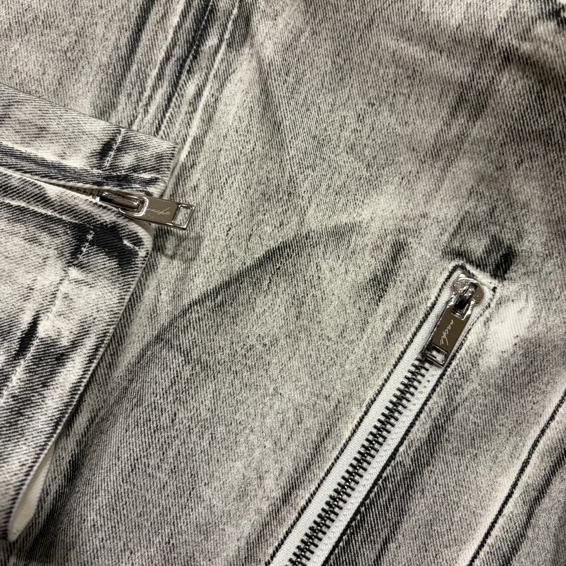 [2] NACHE 나체 x 진영 콜라보 워싱 데님 자켓 D76 상품이미지4