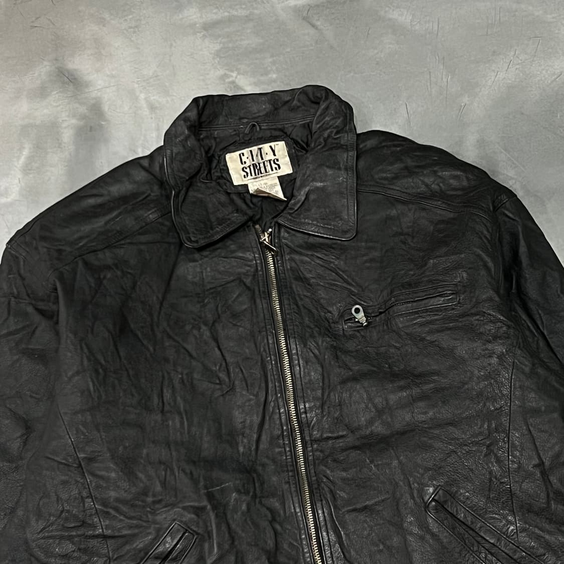  City streets 리얼레더 자켓 y14924 상품이미지4