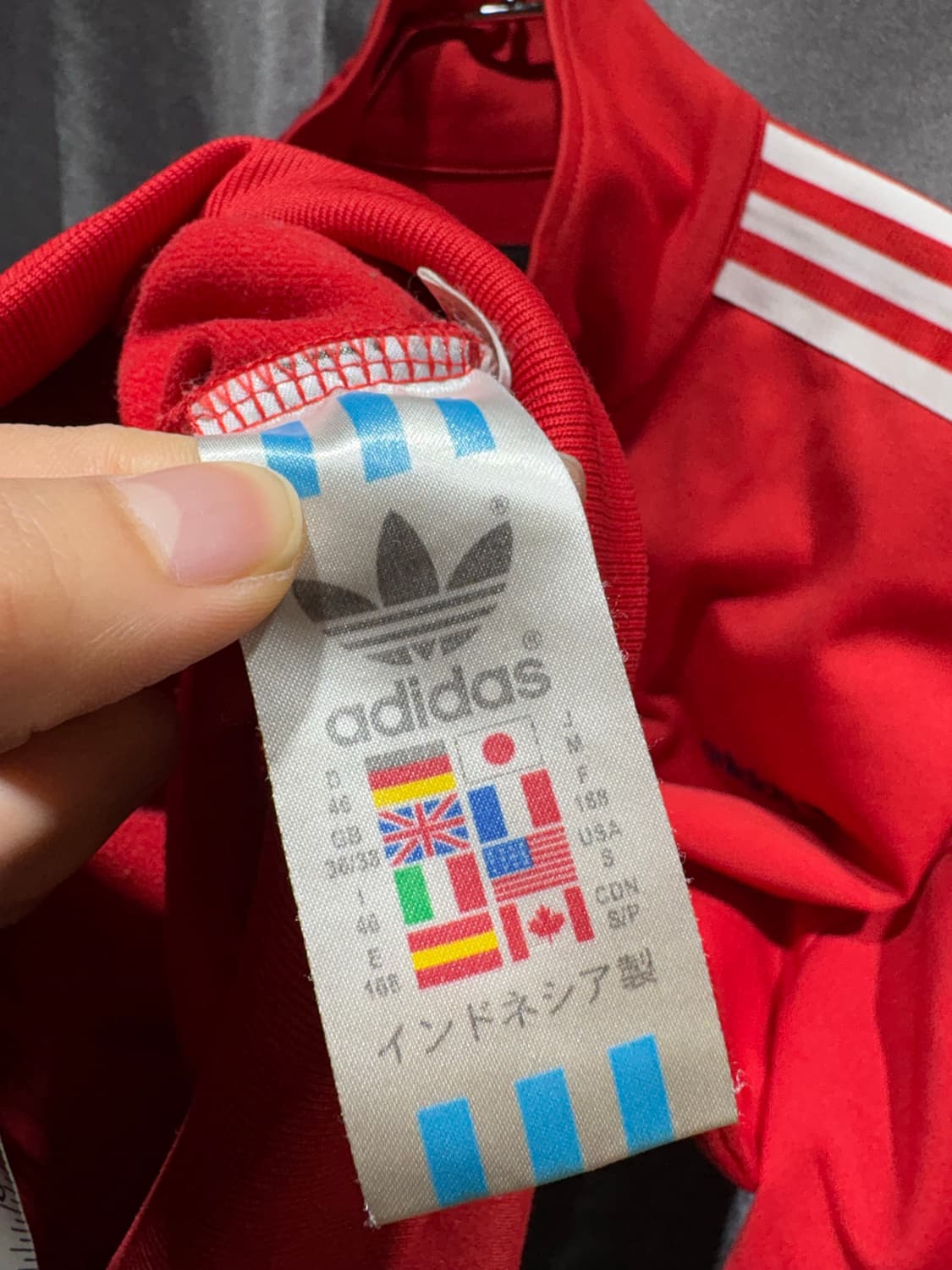 M 아디다스 파이어버드 온두라스 레드 트랙탑 상품이미지8