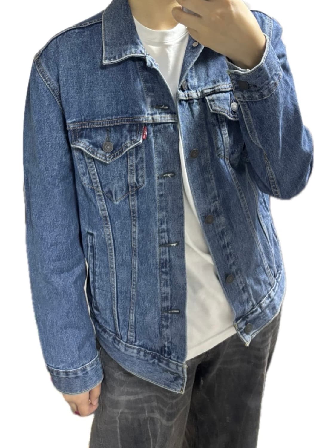 리바이스 데님 청자켓 S 상품이미지3