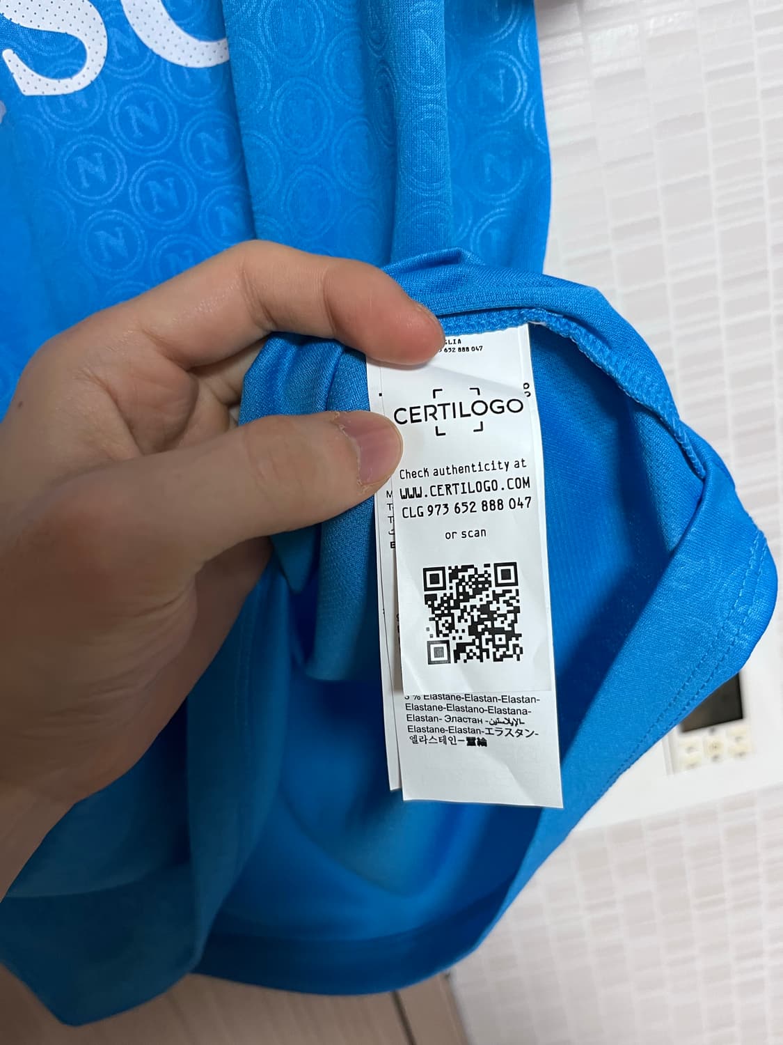 [L] 나폴리 22-23 흐비차 어센틱 유니폼 상품이미지6