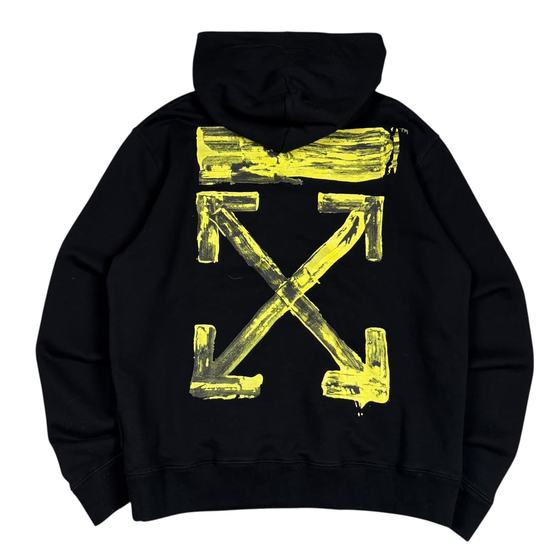 오프화이트 19FW 블랙컬러 아크릴 애로우 후드티 상품이미지1