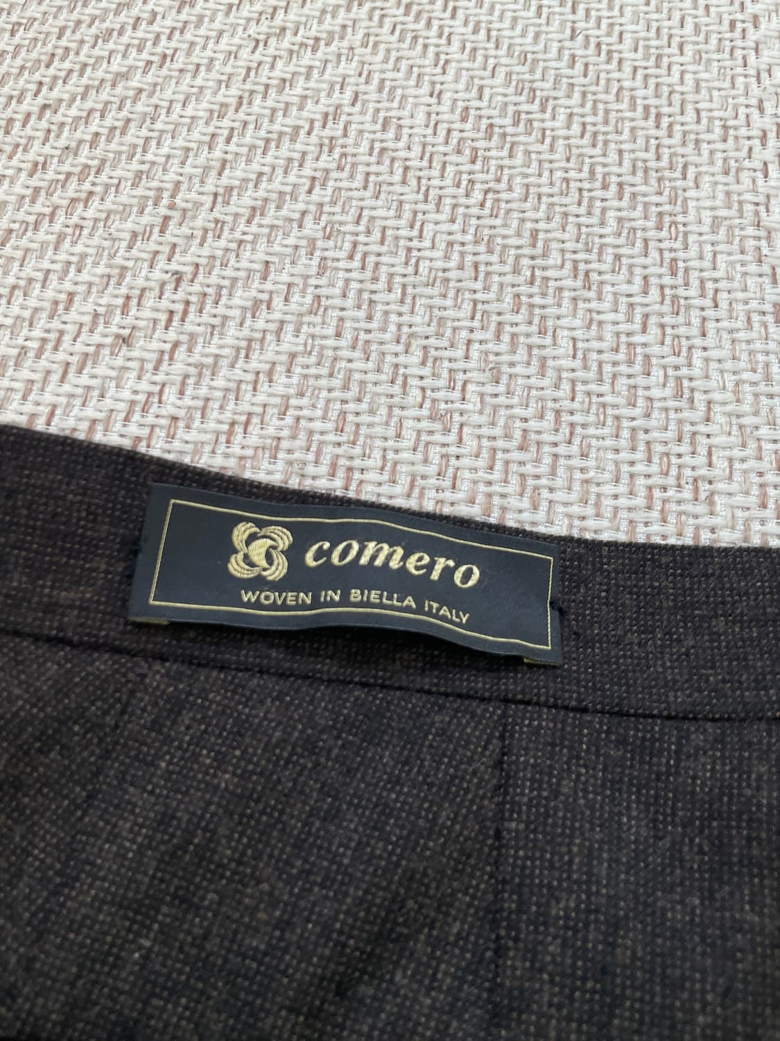 이태리 comero 브라운 테일러드 울 슬렉스  J03937 상품이미지3