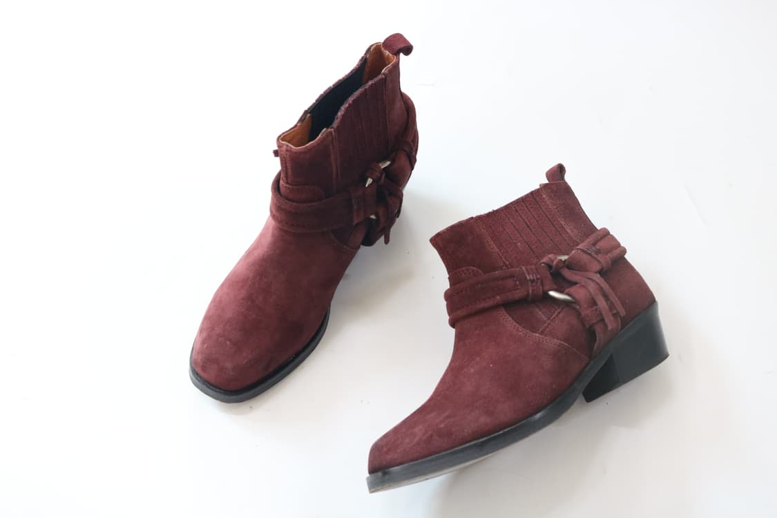 디젤 하네스 디테일 스웨이드 앵클 부츠 상품이미지2