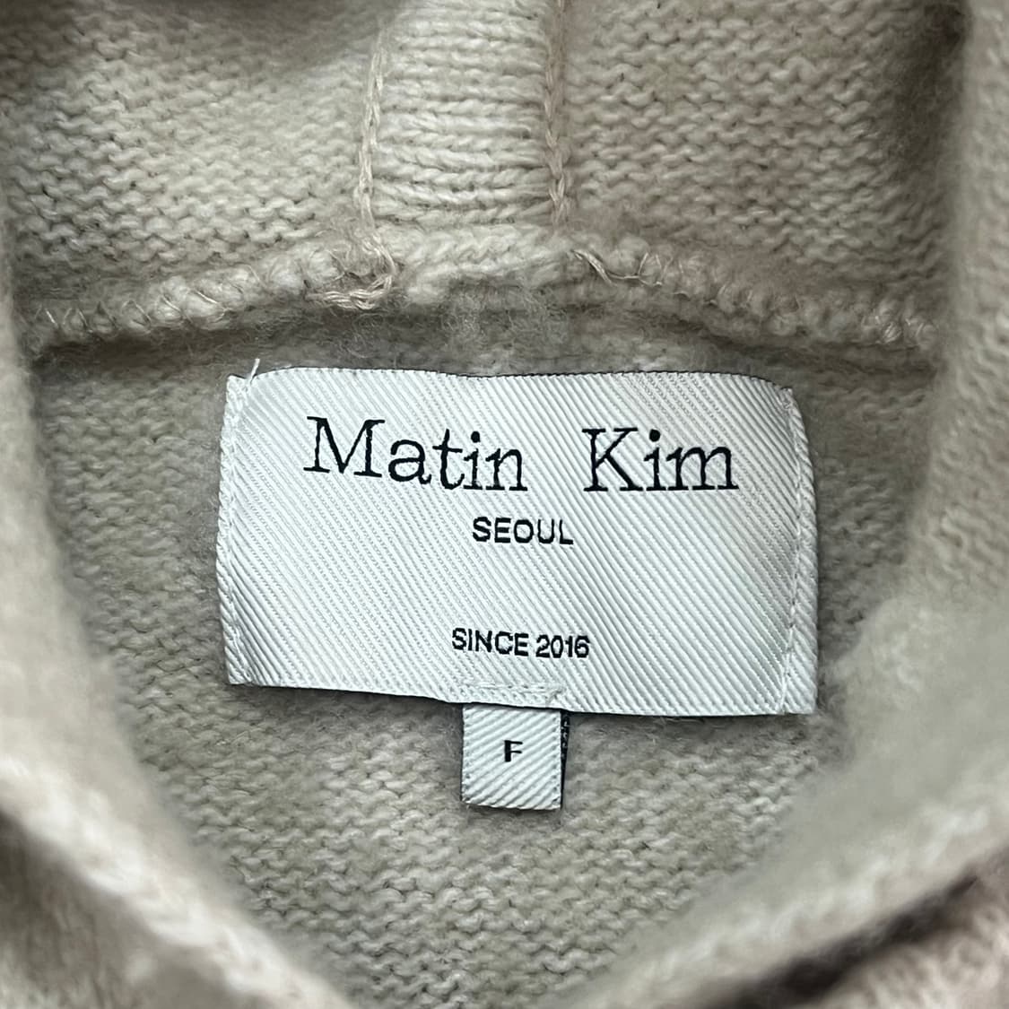 [우먼95] 마뗑킴 니트 후드티 상품이미지3