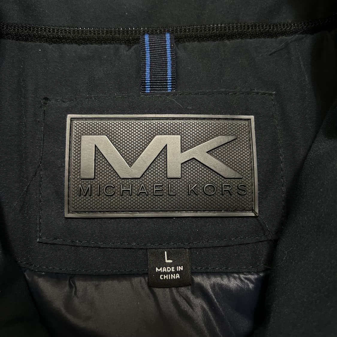 마이클코어스 퍼후드 포켓 야상패딩 점퍼 [네이비] L/100 상품이미지5