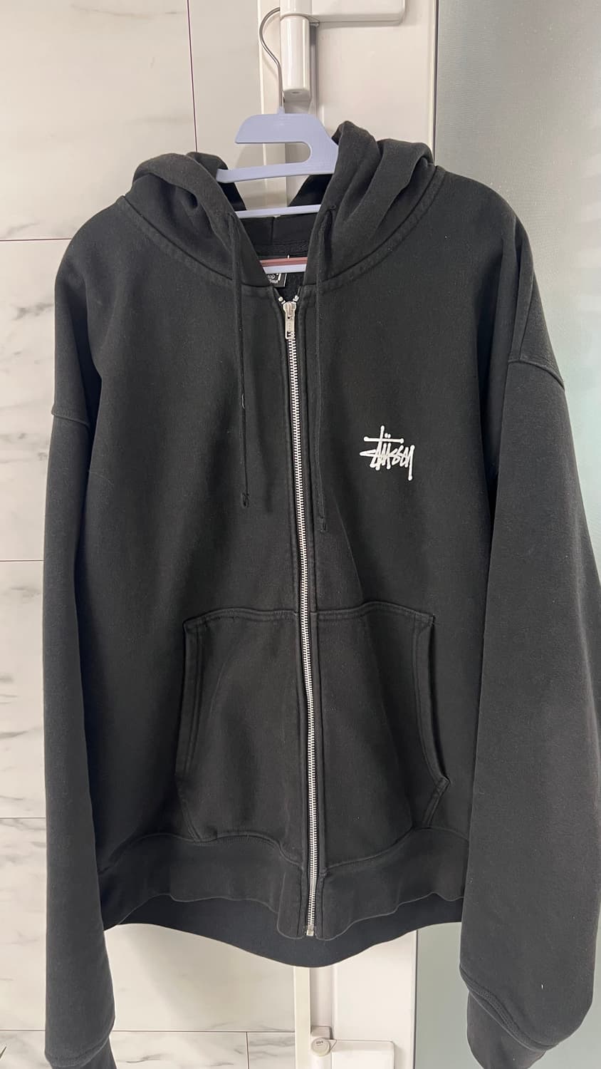 스투시 베이직 후드집업 상품이미지1