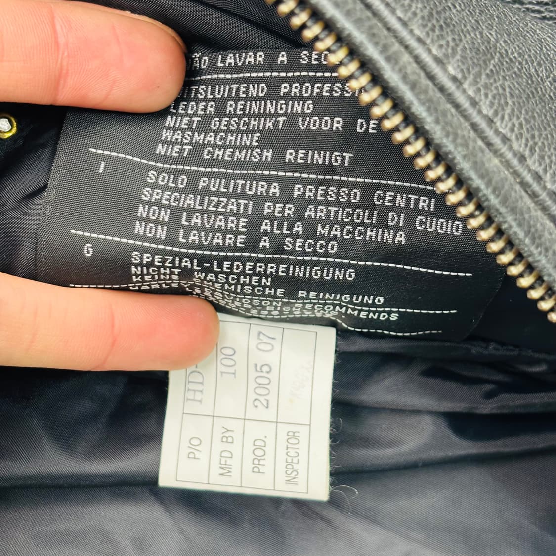 할리데이비슨 카우하이드 넘버원 레더 자켓 L 상품이미지9