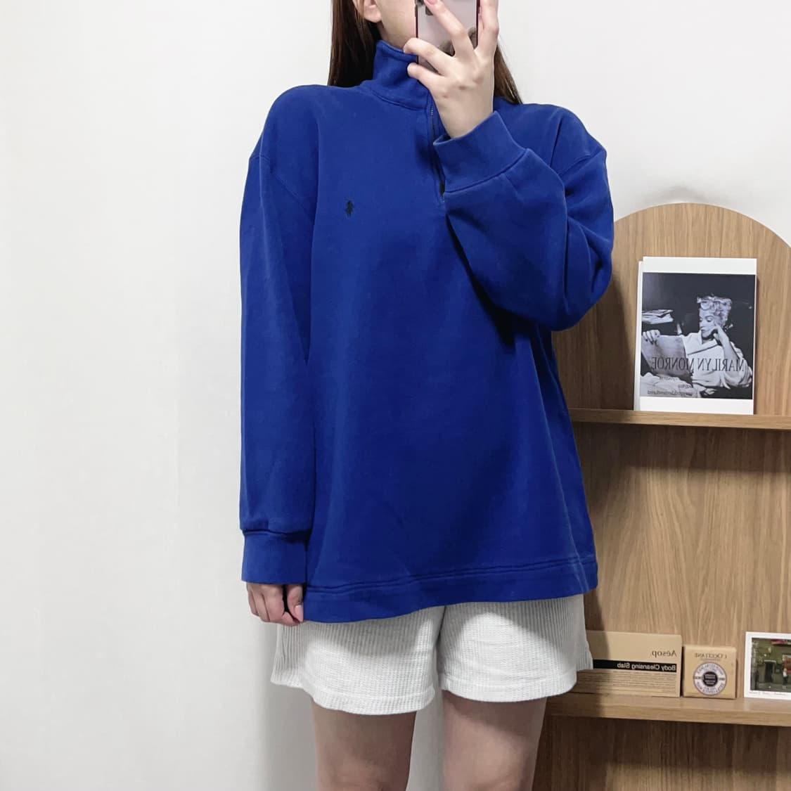 [정품] 폴로 딥블루 / 블랙포니 반집업 [ L ] 상품이미지3