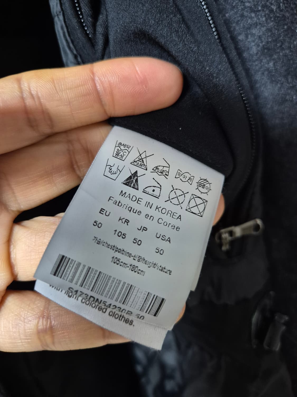 (정품) 솔리드옴므 구스다운 롱패딩 후드점퍼 50 이중집업 상품이미지5