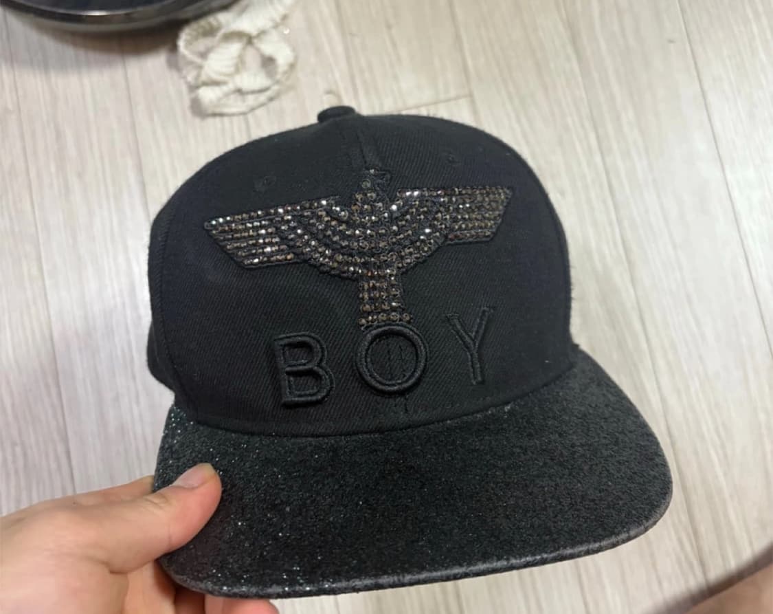 BOY LONDON 스팽글 이글 블랙 스냅백 볼캡 상품이미지2