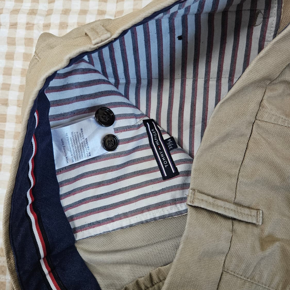 타미힐피거 스판 면바지 남자33 상품이미지2