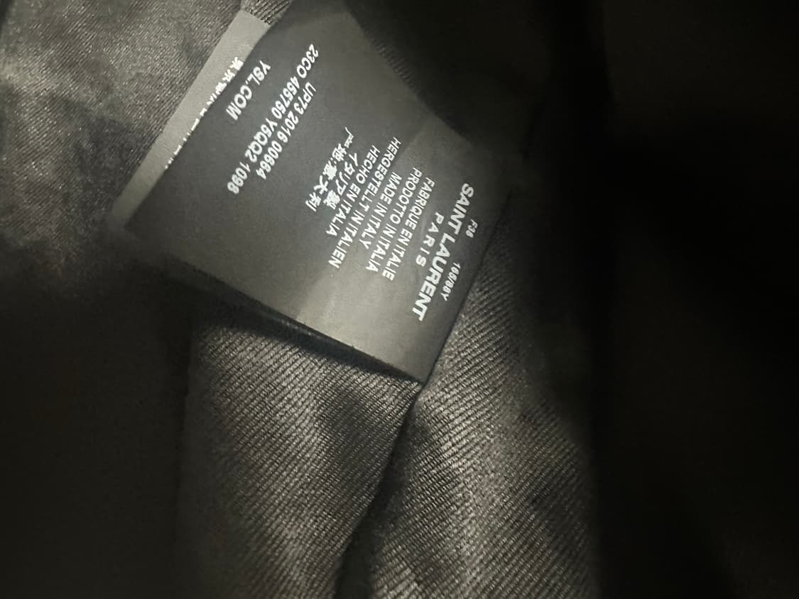 생로랑 L17 블러드러스트 레더자켓 상품이미지5