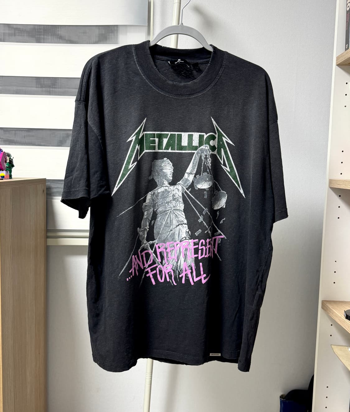 리프리젠트 메탈리카 밴드 티셔츠 L 상품이미지2