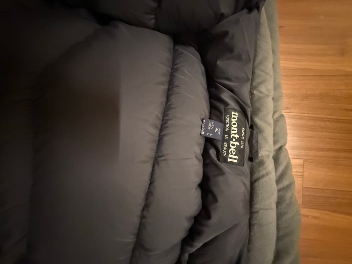 montbell 카키베이지 엑스라지 패딩 상품이미지8