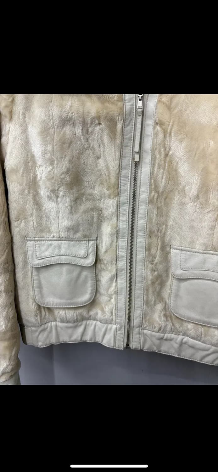 베네통 퍼 가죽디테일 자켓 H1789 상품이미지3